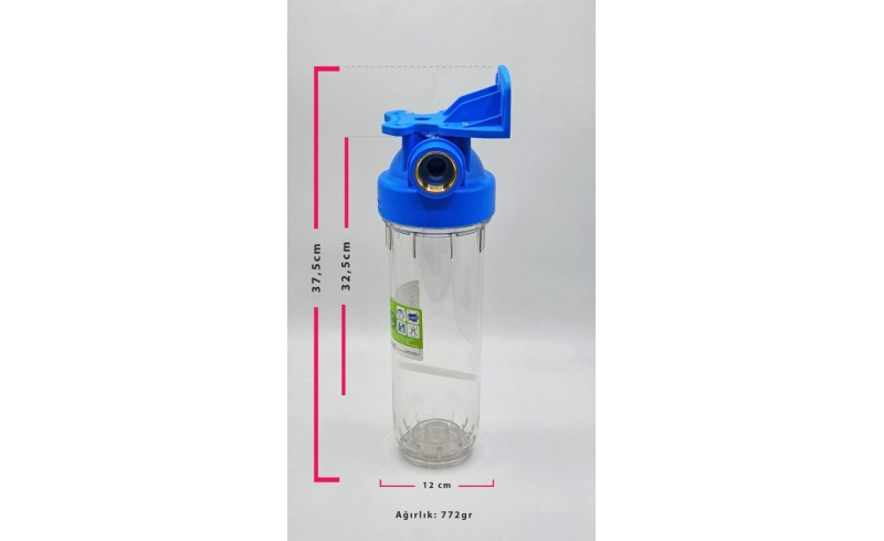 Atlas 10'' Çiftli Şeffaf Filtre Kabı Atlas 10'' Çiftli Şeffaf Filtre Kabı